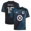 Michael Boxall Minnesota United FC adidas Youth 2026 The Decade Kit Replica Jersey - Black - Front View