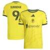 Sam Surridge Nashville SC adidas 2026 The Reverb Kit On-Field Authentic Patch Jersey - Yellow - Front View