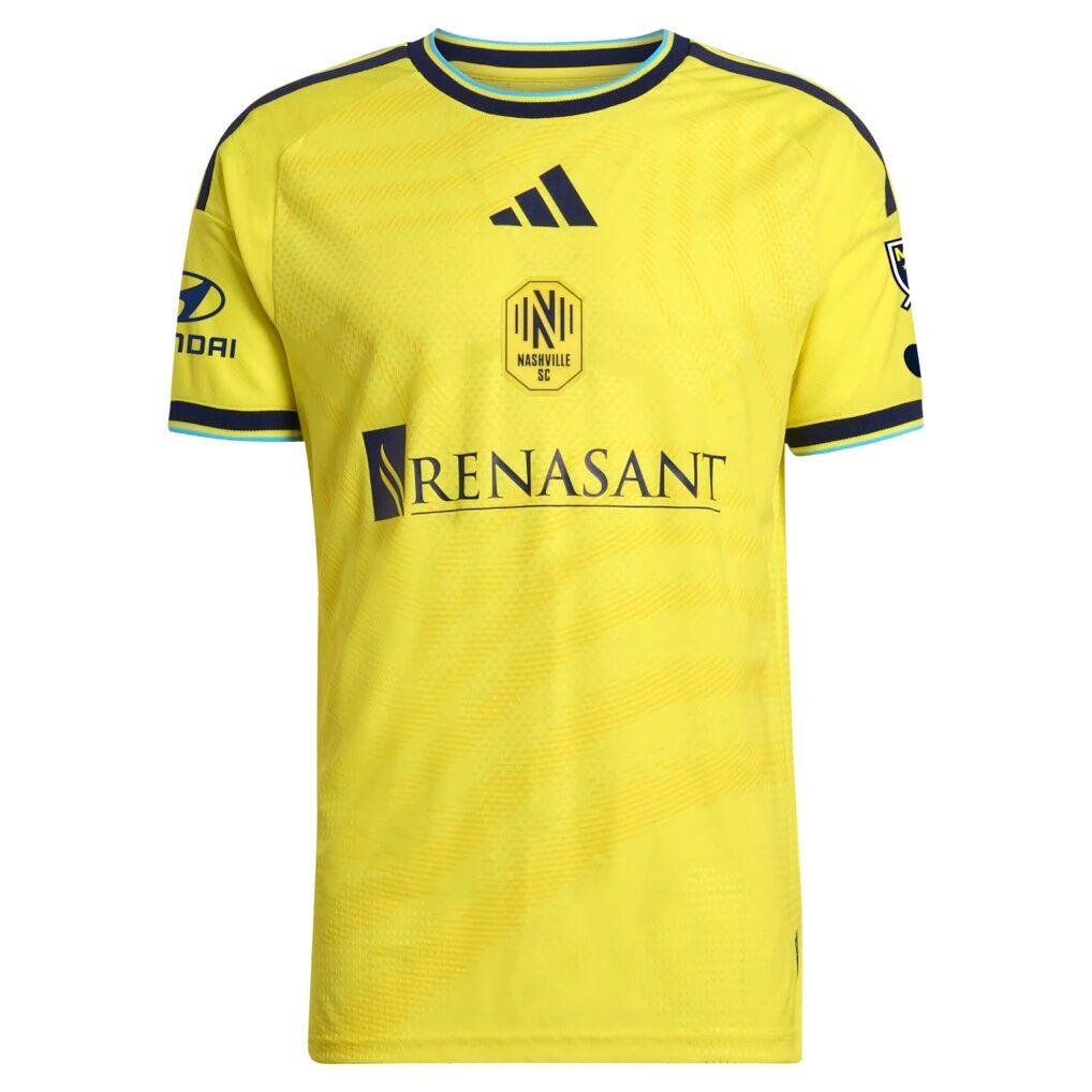 Sam Surridge Nashville SC adidas 2026 The Reverb Kit On-Field Authentic Patch Jersey