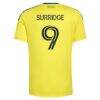 Sam Surridge Nashville SC adidas 2026 The Reverb Kit Replica Jersey - Yellow - Detail View