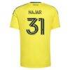 Andy Najar Nashville SC adidas 2026 The Reverb Kit Replica Jersey - Yellow - Detail View
