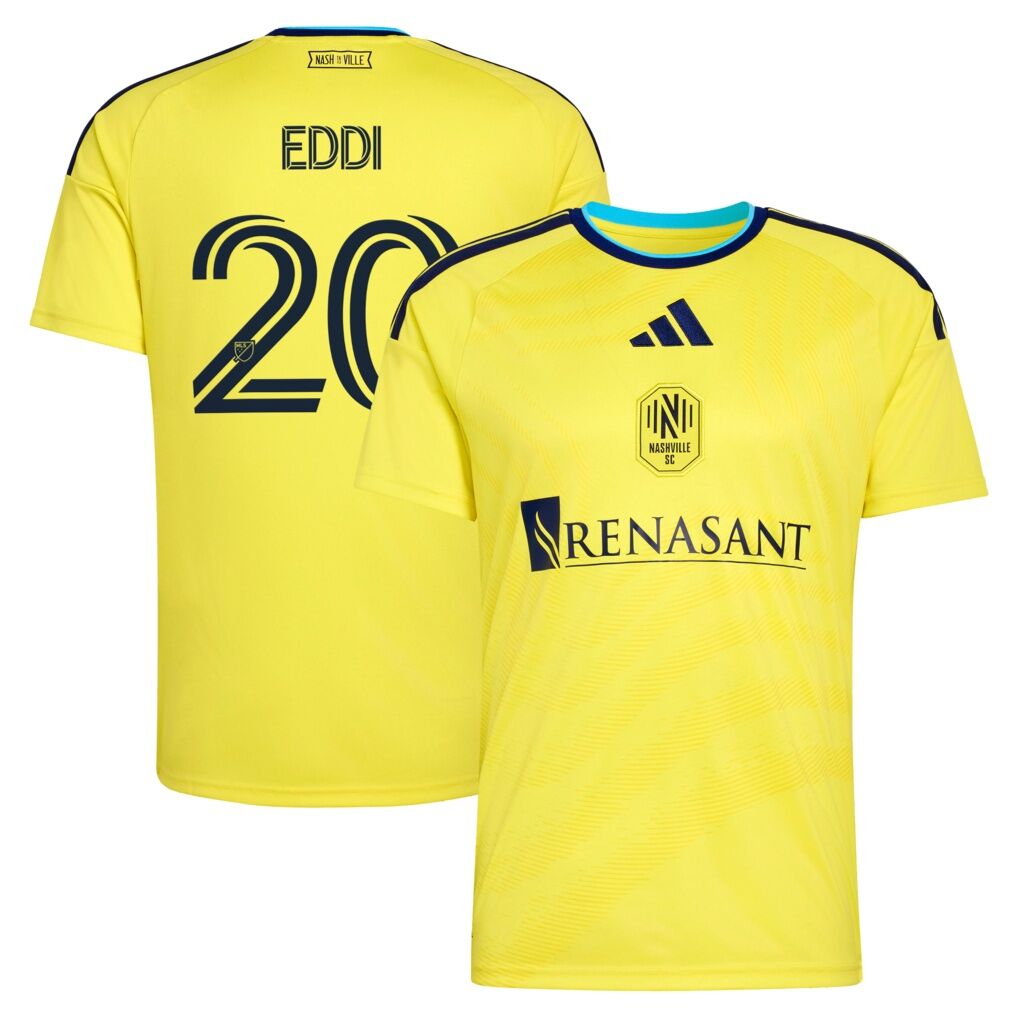 Edvard Tagseth Nashville SC adidas 2026 The Reverb Kit Replica Jersey