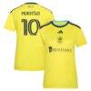 Hany Mukhtar Nashville SC adidas Women's 2026 The Reverb Kit Replica Jersey - Yellow - Front View