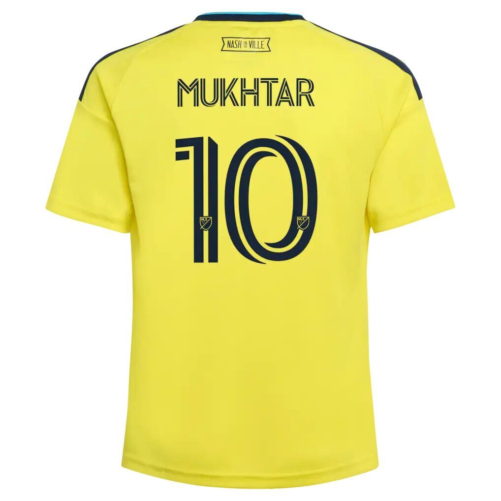 Hany Mukhtar Nashville SC adidas Youth 2026 The Reverb Kit Replica Jersey