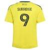 Sam Surridge Nashville SC adidas Youth 2026 The Reverb Kit Replica Jersey - Yellow - Detail View