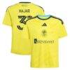Andy Najar Nashville SC adidas Youth 2026 The Reverb Kit Replica Jersey - Yellow - Front View
