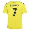 Cristian Espinoza Nashville SC adidas Youth 2026 The Reverb Kit Replica Jersey - Yellow - Detail View