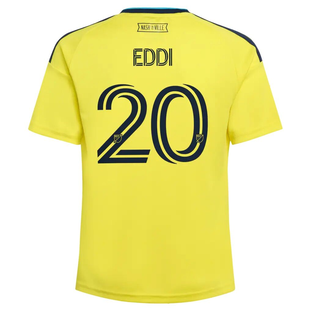 Edvard Tagseth Nashville SC adidas Youth 2026 The Reverb Kit Replica Jersey