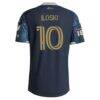 Milan Iloski Philadelphia Union adidas 2026 1776 Kit On-Field Authentic Patch Jersey - Navy - Detail View
