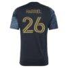 Nathan Harriel Philadelphia Union adidas 2026 1776 Kit Replica Jersey - Navy - Detail View