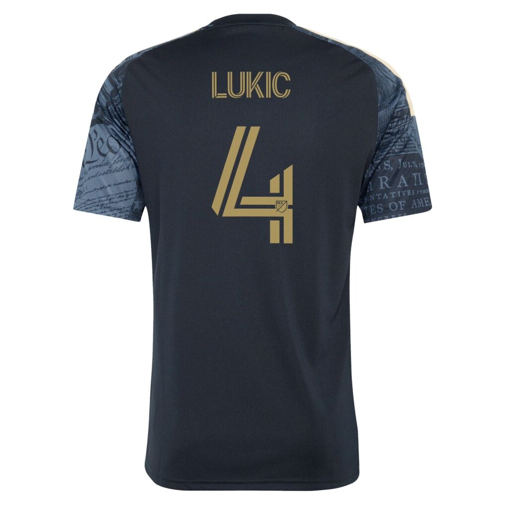 Jovan Lukić Philadelphia Union adidas 2026 1776 Kit Replica Jersey