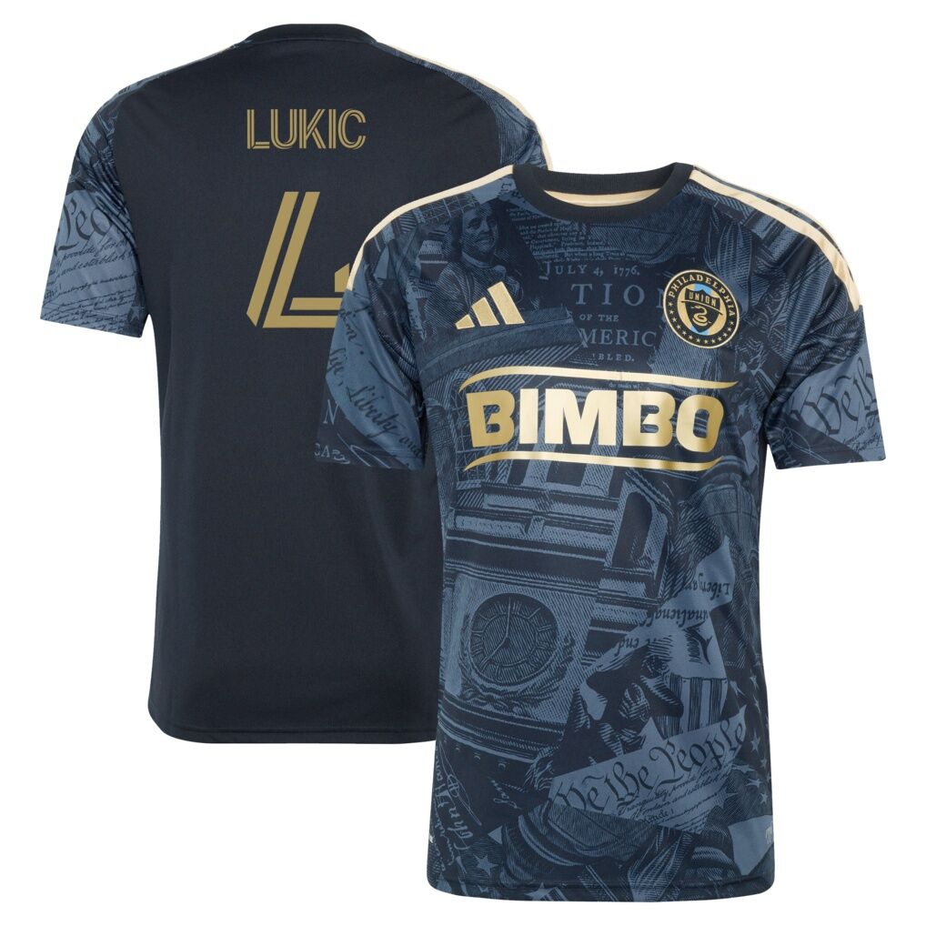 Jovan Lukić Philadelphia Union adidas 2026 1776 Kit Replica Jersey