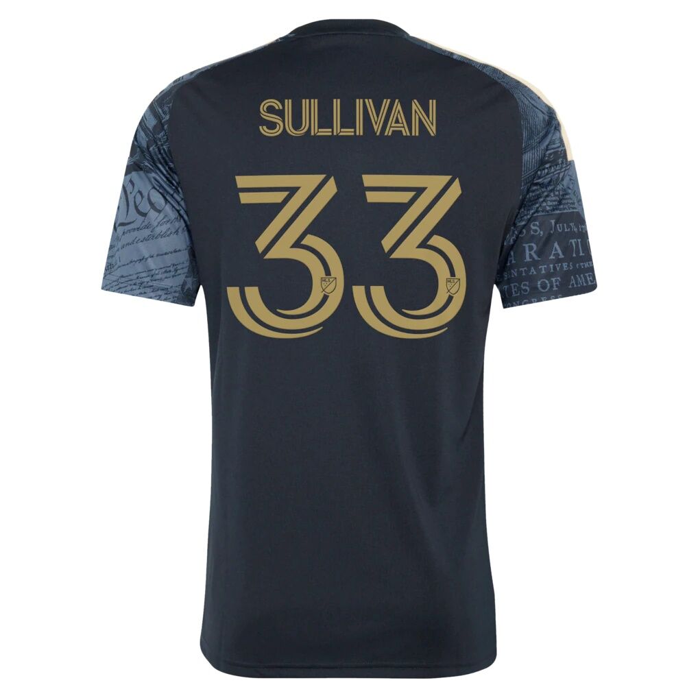 Quinn Sullivan Philadelphia Union adidas 2026 1776 Kit Replica Jersey