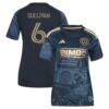Cavan Sullivan Philadelphia Union adidas Women's 2026 1776 Kit Replica Jersey - Navy - Front View