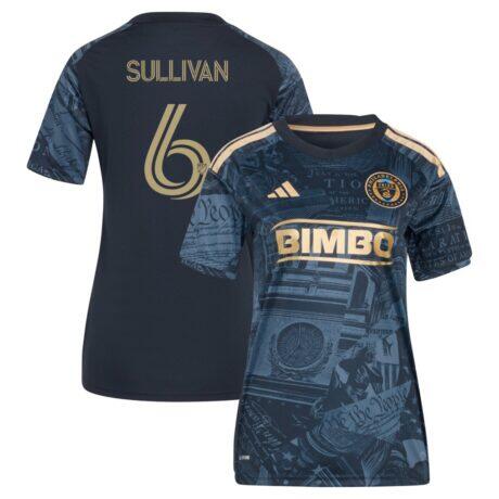 Cavan Sullivan Philadelphia Union adidas Women's 2026 1776 Kit Replica Jersey - Navy - Front View