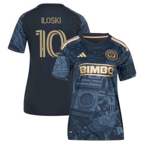 Milan Iloski Philadelphia Union adidas Women's 2026 1776 Kit Replica Jersey - Navy - Front View
