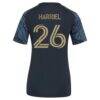 Nathan Harriel Philadelphia Union adidas Women's 2026 1776 Kit Replica Jersey - Navy - Detail View