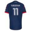 Dor Turgeman New England Revolution adidas 2026 Independence Day On-Field Authentic Patch Jersey - Blue - Detail View