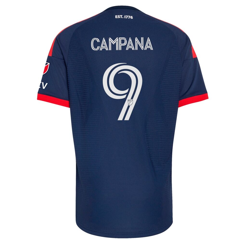 Leonardo Campana New England Revolution adidas  2026 Independence Day On-Field Authentic Patch Jersey