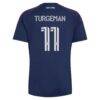 Dor Turgeman New England Revolution adidas 2026 Independence Day Replica Jersey - Blue - Detail View