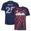 Peyton Miller New England Revolution adidas 2026 Independence Day Replica Jersey - Blue - Front View