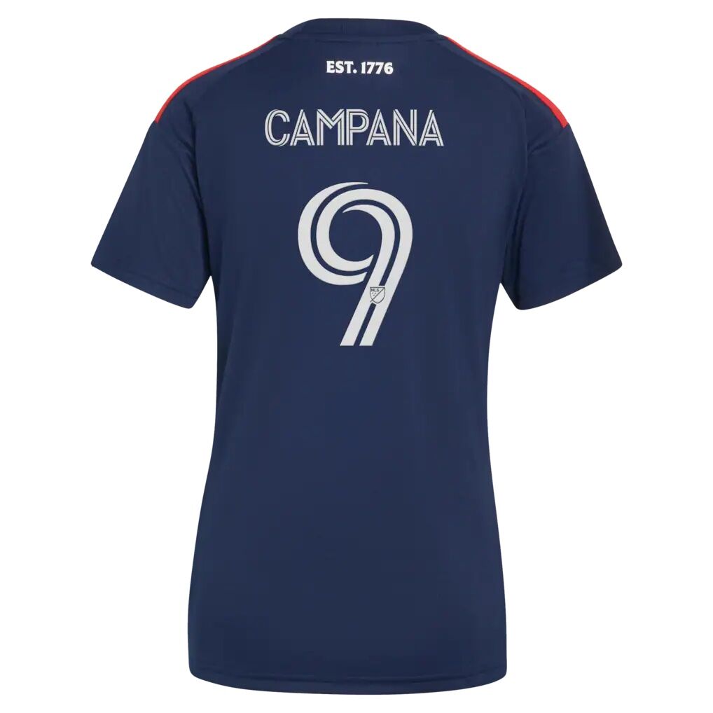 Leonardo Campana New England Revolution adidas Women's  2026 Independence Day Replica Jersey