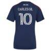 Carles Gil New England Revolution adidas Women's 2026 Independence Day Replica Jersey - Blue - Detail View