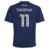 Dor Turgeman New England Revolution adidas Youth 2026 Independence Day Replica Jersey - Blue - Detail View