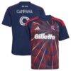 Leonardo Campana New England Revolution adidas Youth 2026 Independence Day Replica Jersey - Blue - Front View