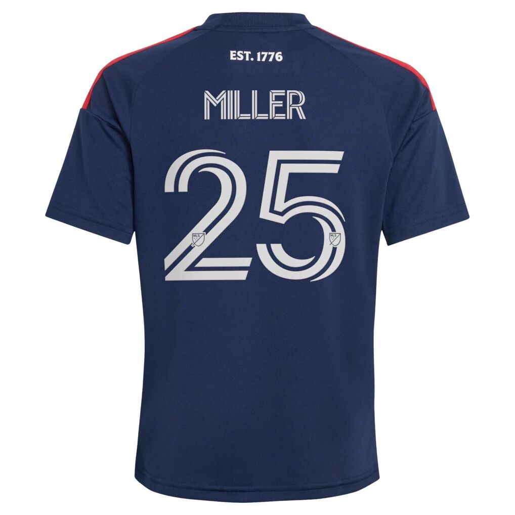 Peyton Miller New England Revolution adidas Youth  2026 Independence Day Replica Jersey