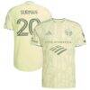 Finn Surman Portland Timbers adidas 2026 Civic Stadium Kit On-Field Authentic Patch Jersey - Yellow - Front View