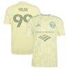 Kristoffer Velde Portland Timbers adidas 2026 Civic Stadium Kit Replica Jersey - Yellow - Front View