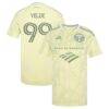 Kristoffer Velde Portland Timbers adidas Women's 2026 Civic Stadium Kit Replica Jersey - Yellow - Front View