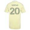 Finn Surman Portland Timbers adidas Women's 2026 Civic Stadium Kit Replica Jersey - Yellow - Detail View