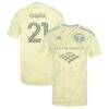 Diego Chara Portland Timbers adidas Women's 2026 Civic Stadium Kit Replica Jersey - Yellow - Front View