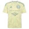 Kristoffer Velde Portland Timbers adidas Youth 2026 Civic Stadium Kit Replica Jersey - Yellow - Side View