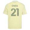 Diego Chara Portland Timbers adidas Youth 2026 Civic Stadium Kit Replica Jersey - Yellow - Detail View