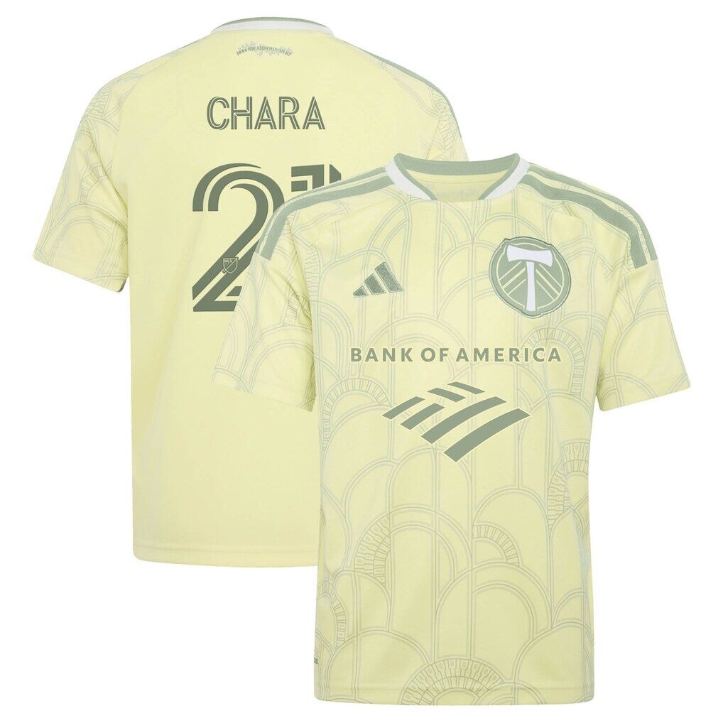 Diego Chara Portland Timbers adidas Youth 2026 Civic Stadium Kit Replica Jersey