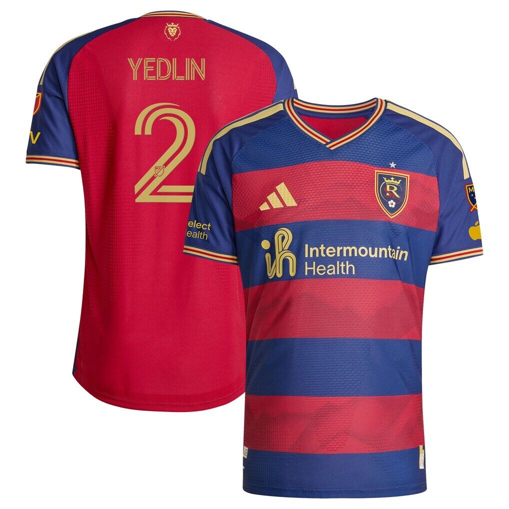 DeAndre Yedlin Real Salt Lake adidas 2026 The Switchback On-Field Authentic Patch Jersey