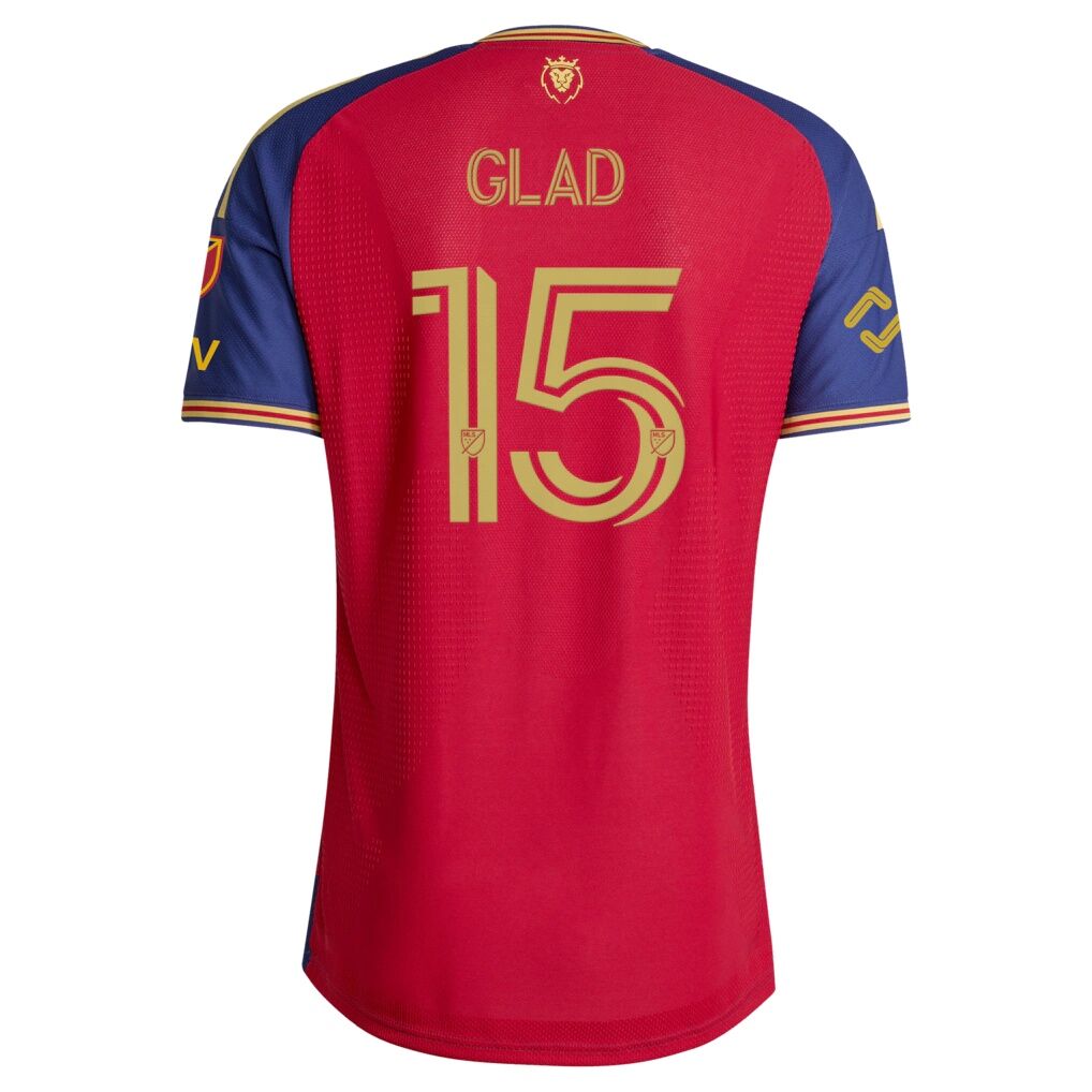 Justen Glad Real Salt Lake adidas 2026 The Switchback On-Field Authentic Patch Jersey