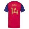 Emeka Eneli Real Salt Lake adidas Women's 2026 DNA Kit Replica Player Jersey - Red - Detail View