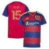 Justen Glad Real Salt Lake adidas Women's 2026 The Switchback On-Field Authentic Player Jersey - Red - Front View