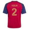 DeAndre Yedlin Real Salt Lake adidas Youth 2026 The Switchback Replica Jersey - Red - Detail View