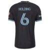 Rob Holding Colorado Rapids adidas 2026 Colorful Colorado On-Field Authentic Patch Jersey - Black - Detail View