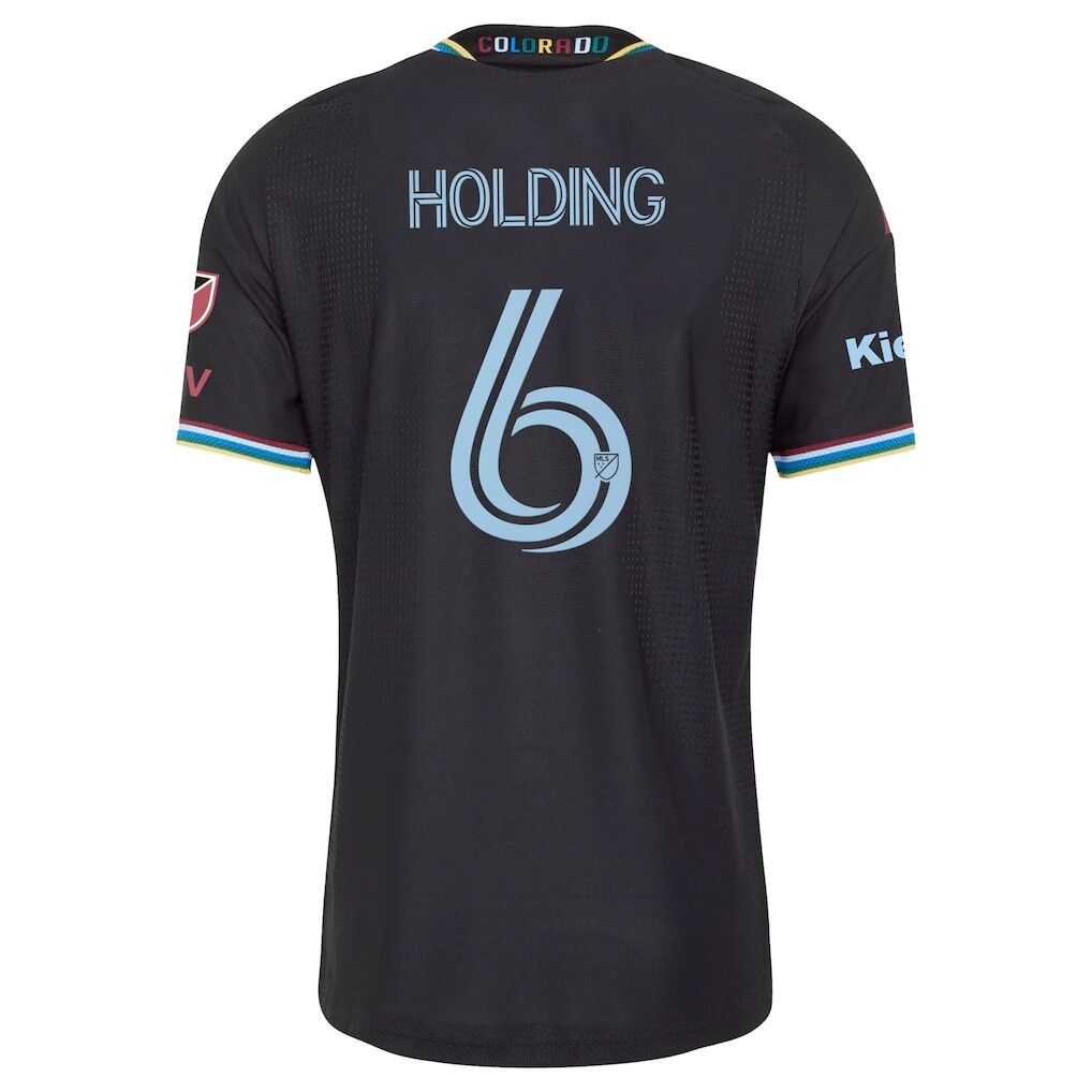 Rob Holding Colorado Rapids adidas 2026 Colorful Colorado On-Field Authentic Patch Jersey