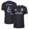 Rob Holding Colorado Rapids adidas 2026 Colorful Colorado On-Field Authentic Patch Jersey - Black - Front View