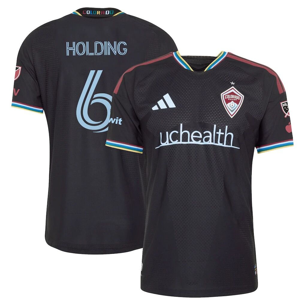 Rob Holding Colorado Rapids adidas 2026 Colorful Colorado On-Field Authentic Patch Jersey