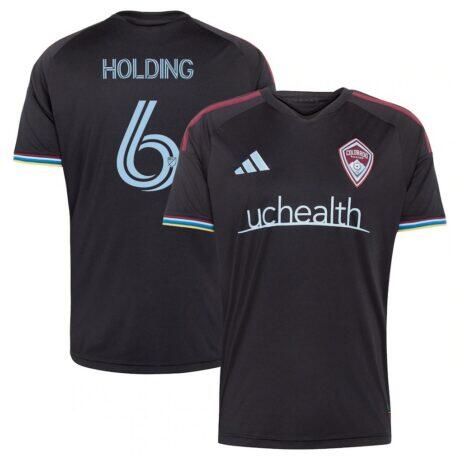 Rob Holding Colorado Rapids adidas 2026 Colorful Colorado Replica Jersey - Black - Front View