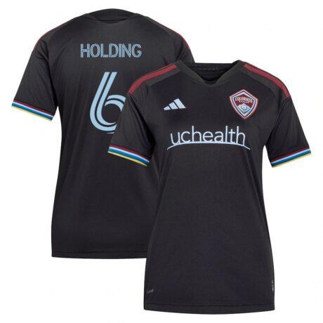Rob Holding Colorado Rapids adidas Women's 2026 Colorful Colorado Replica Jersey - Black - Front View