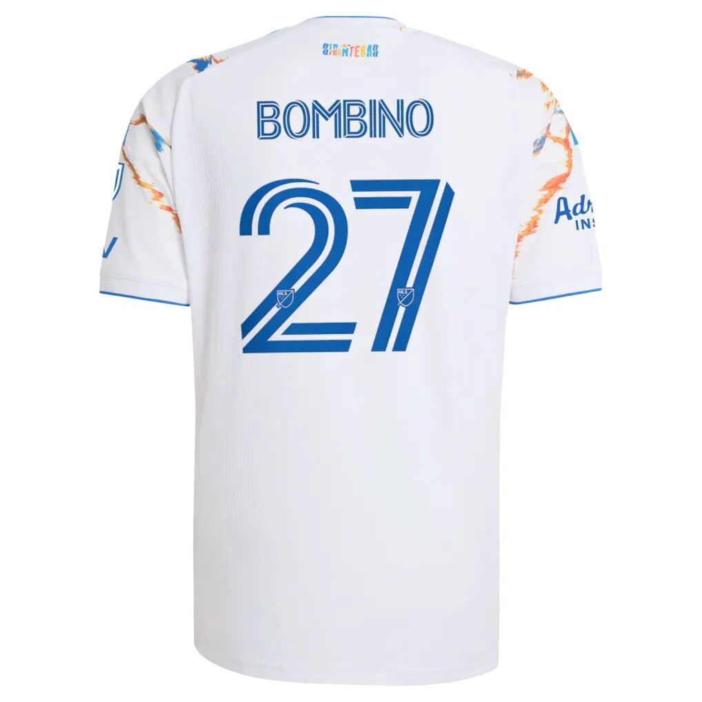 Luca Bombino San Diego FC adidas  2026 Unprecedented Unity Kit On-Field Authentic Patch Jersey